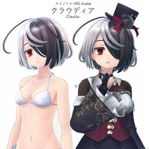 オリジナル３Dモデル:【クラウディアｖ3.0.1】 【Quest対応モデル付】SDK 3.0対応