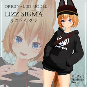 【オリジナル3Dモデル】 Lizz Sigma / リズ・シグマ【Questモデル付属】 - Froginyata Store