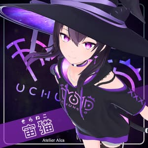 "宙猫(そらねこ)"【VRChat向けオリジナルアバター】(AAbody同梱)