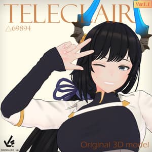 【オリジナル3Dアバター】テレクレア(Teleclair) - 第五シズカウミ研究所