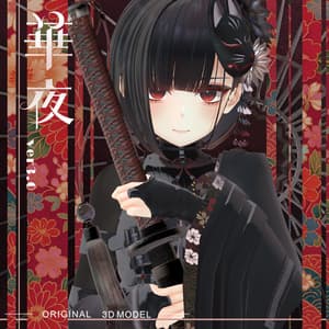 Original 3D model【華夜 -Kaya-】 - SASA-Cafe