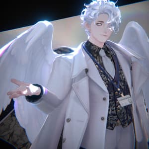 【3Dmodel】天使リーマン【VRChat avatar】 - kaibatu2mm LAB