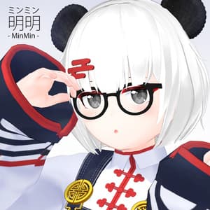 オリジナル3Dモデル「明明（ミンミン）」 - 白星Vトリエ