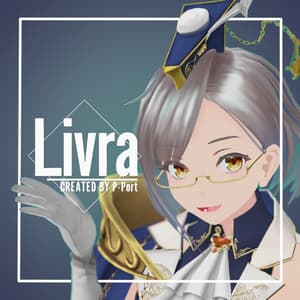 「Livra」 3D avatar for VRChat - P-Port