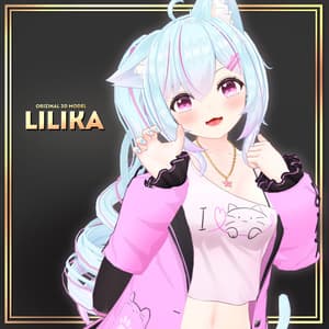 オリジナル3Dモデル「リリカ」