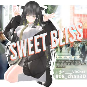 【08_chan】 VRChatオリジナル3Dモデル #08_chan3D - あひる本舗