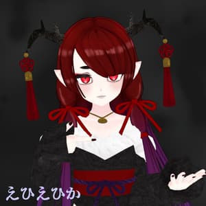 オリジナルキャラクターえひえひか3Dモデル - もちもちむー