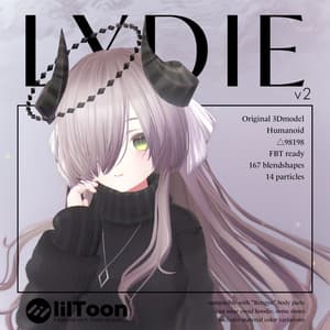 オリジナル3Dモデル　リディ - Lydie - v2 - 藻類観察会