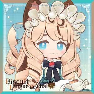 オリジナル3Dモデル*ビスキュイ・ラングドシャ - 1058mart